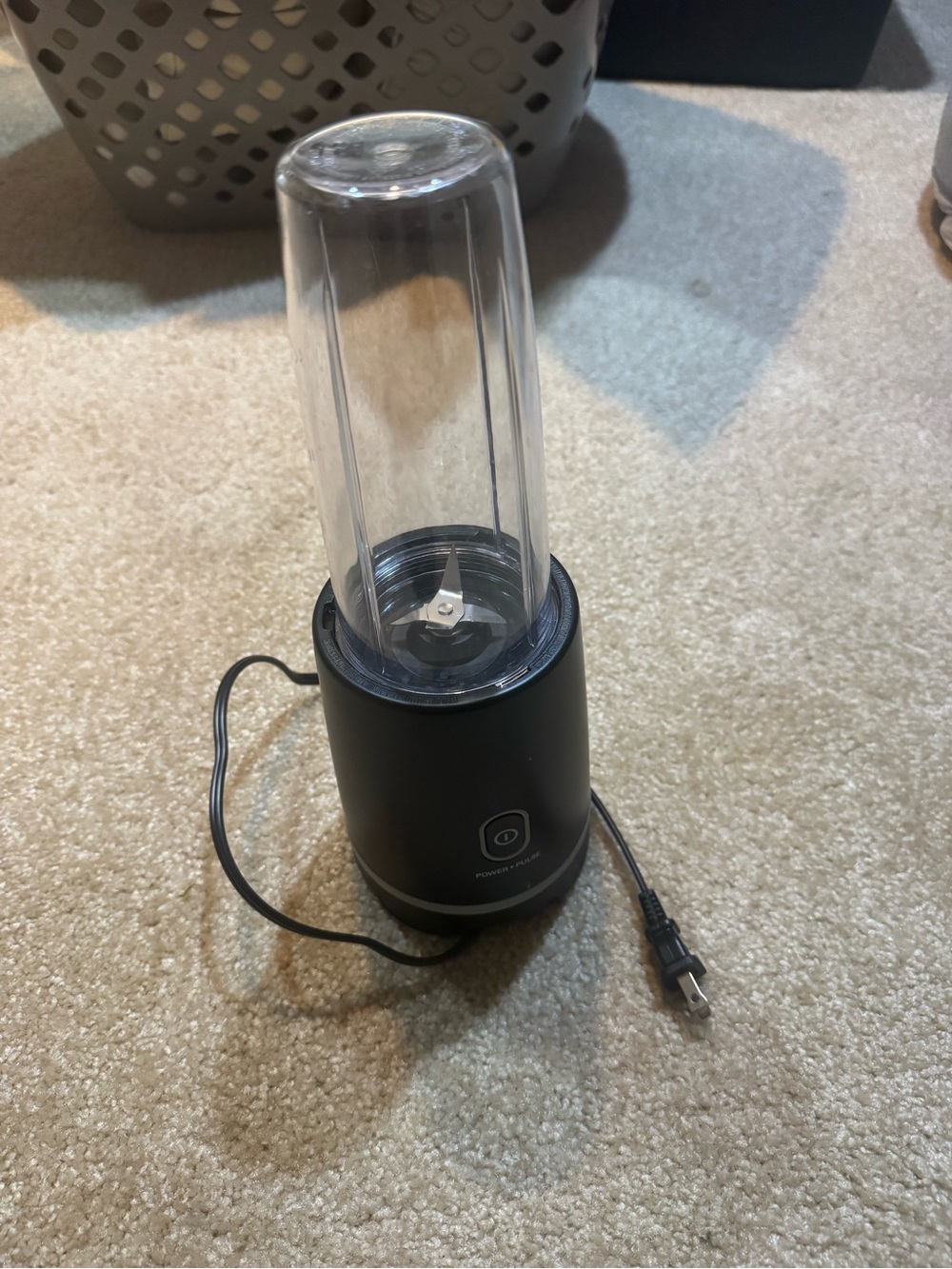 Personal Countertop Blender with Tall Clear Jar - Black